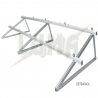 ESTRUCTURA BÁSICA DE ALUMINIO PARA 4 MODULOS FV SOLAR