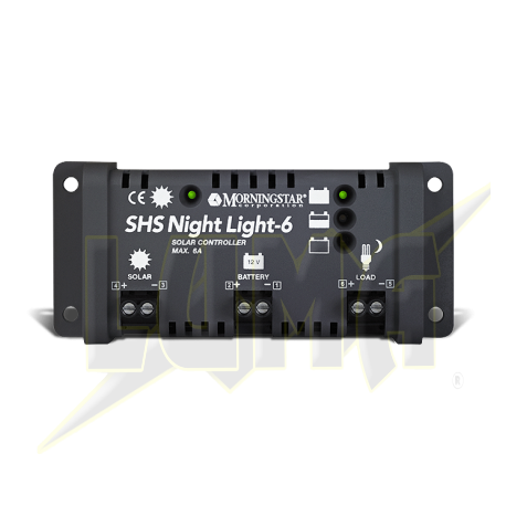 CONTROLADOR MORNINGSTAR MODELO SHS6 12 V