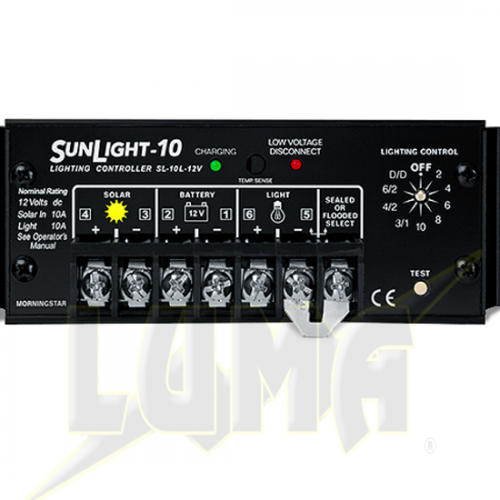 TEMPO CONTROLADOR MORNINGSTAR  12 V